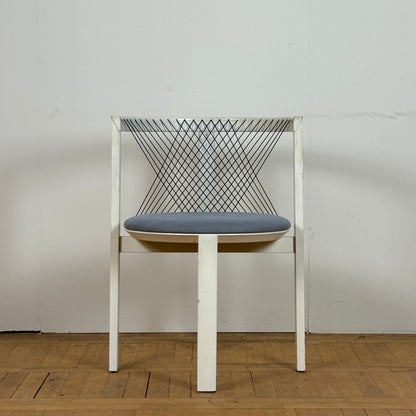 pair of string chair by Niels J. Haugesen for Tranekaer 1980s