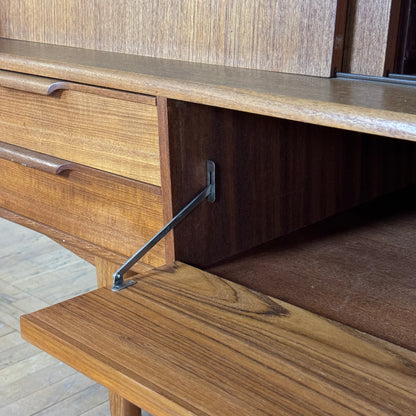 Danish teak highboard by Luno Mobler 1960s