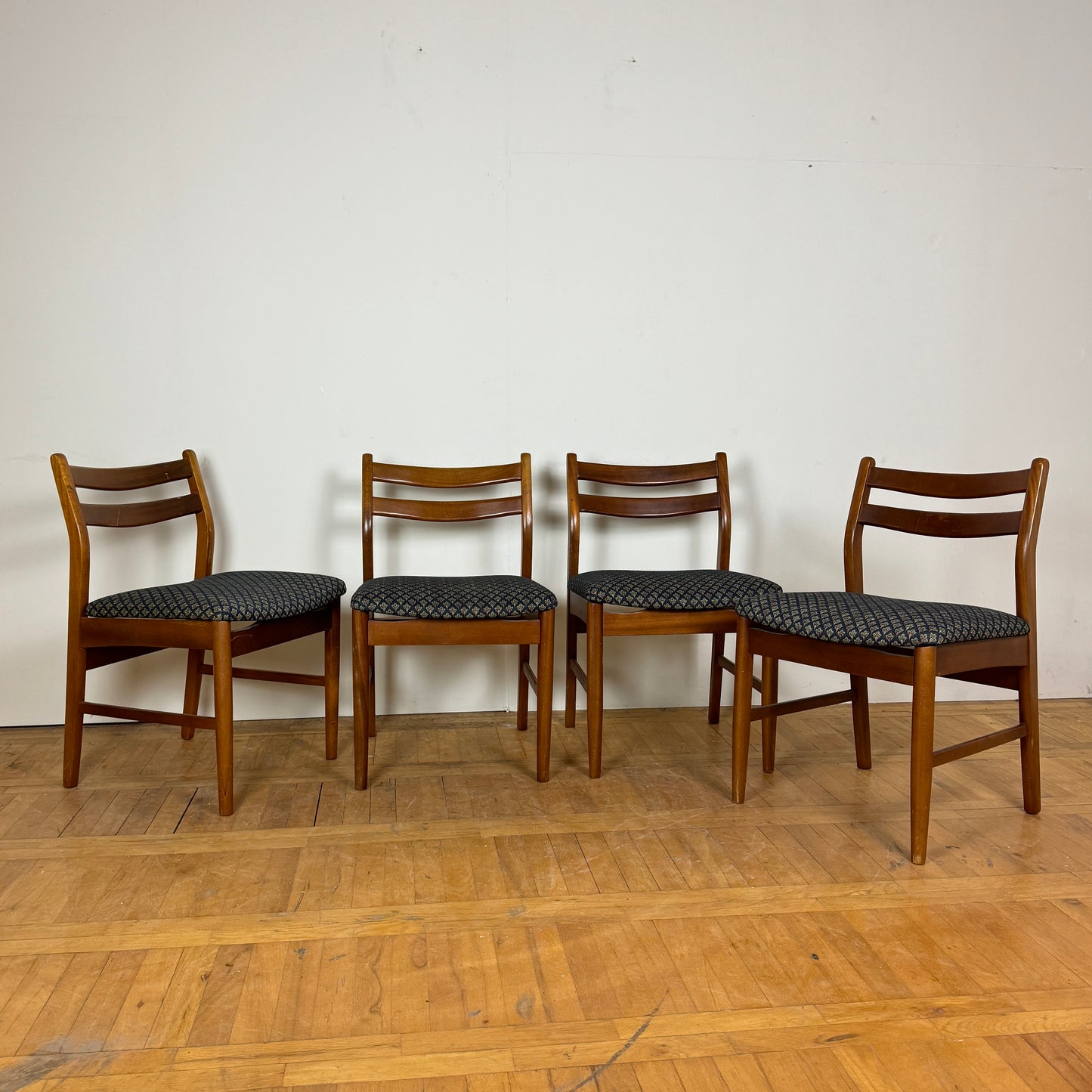 Set of 4 McIntosh dining chairs 1960s