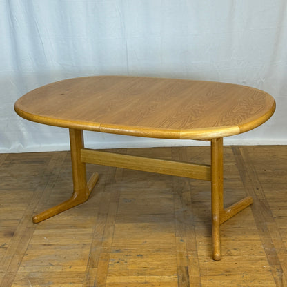 Laurits M Larsen Danish oak dining table 1970s