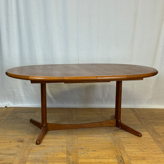 Danish teak dining table by Skovby 1960s