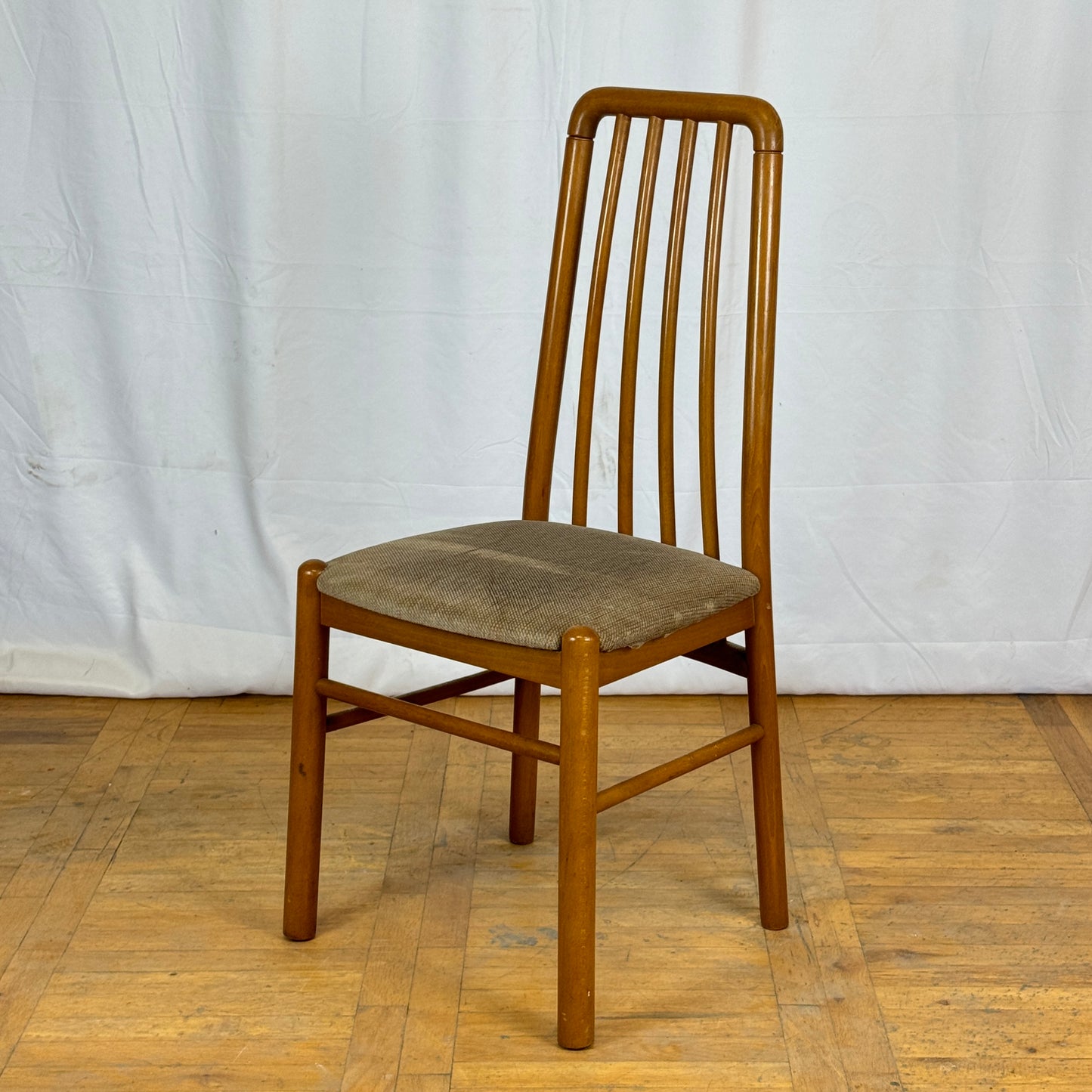 Set of 4 Danish teak dining chairs 1960s