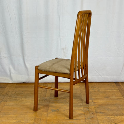 Set of 4 Danish teak dining chairs 1960s