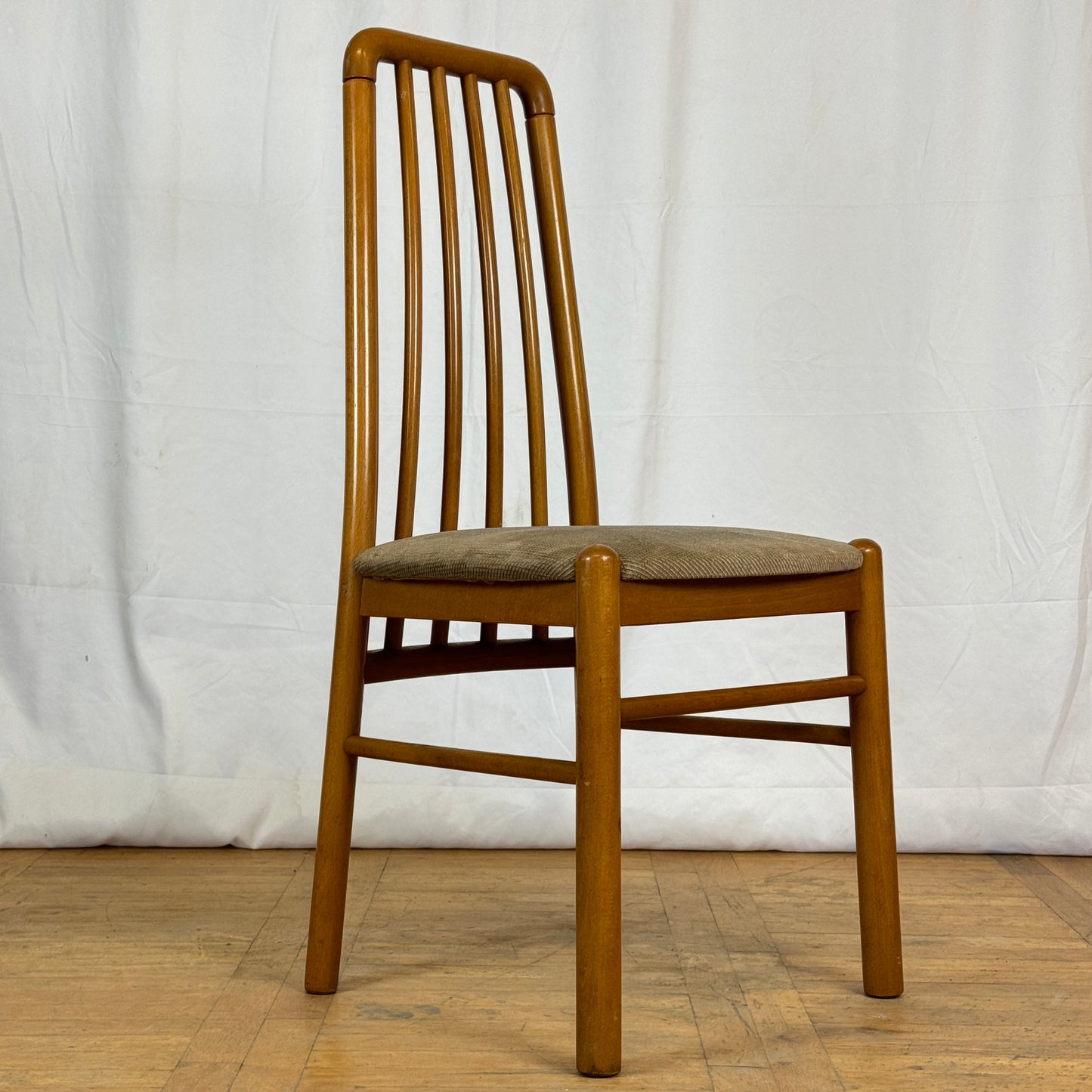 Set of 4 Danish teak dining chairs 1960s