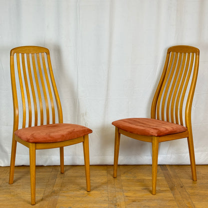 Set of 4 Danish Schou Anderson dining chairs 1970s