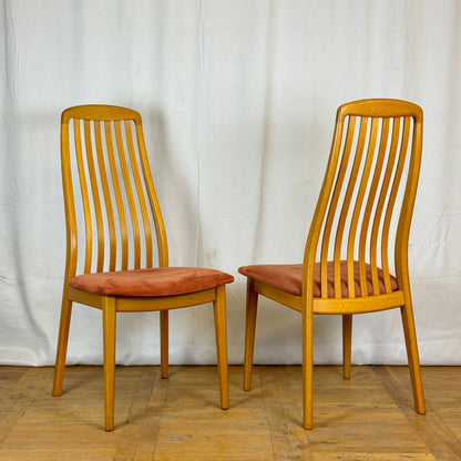 Set of 4 Danish Schou Anderson dining chairs 1970s