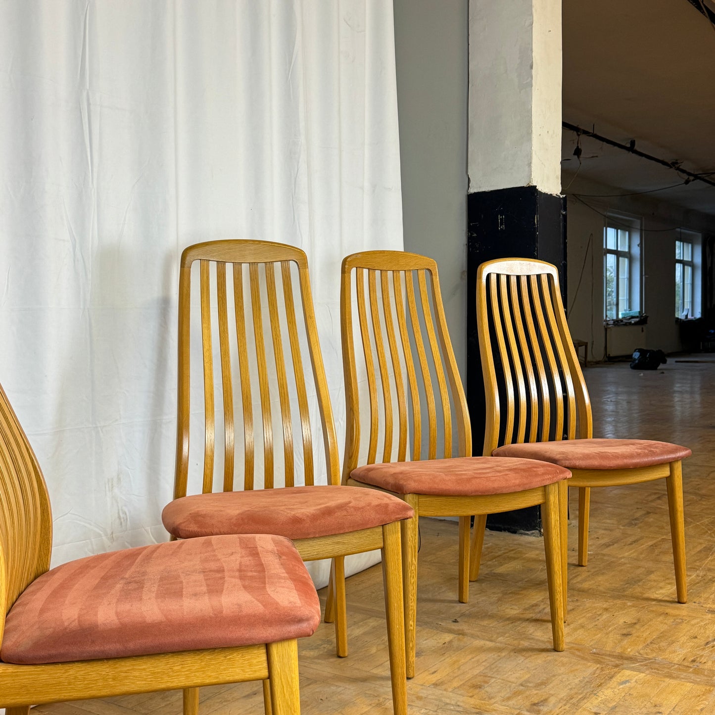 Set of 4 Danish Schou Anderson dining chairs 1970s