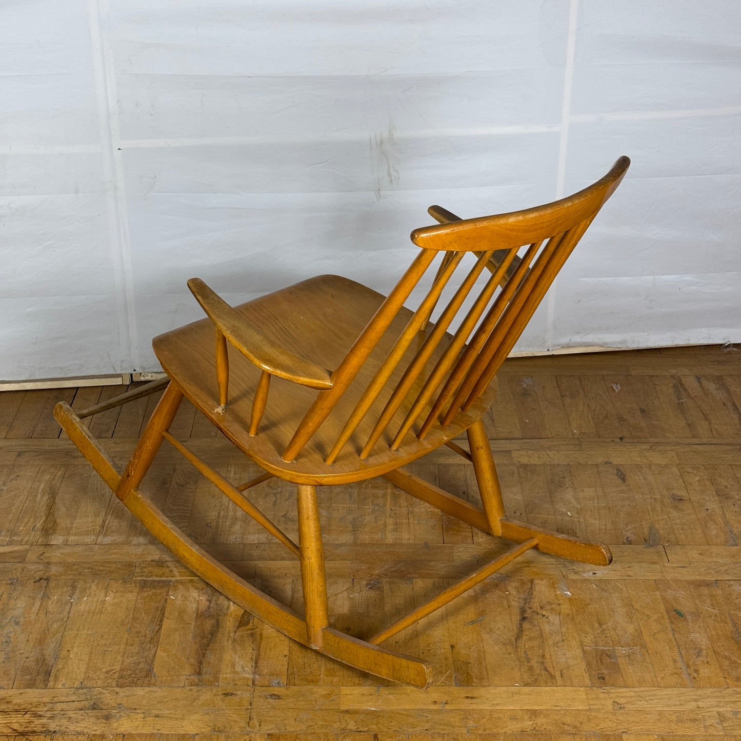 Hungarian László Mózer rocking chair 1960s