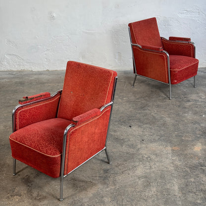 Pair of Armchairs by József Peresztegi, 1960s – Hungarian Modernist Design