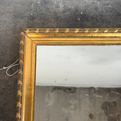 Mid-Century “Gold” Framed Wall Mirror