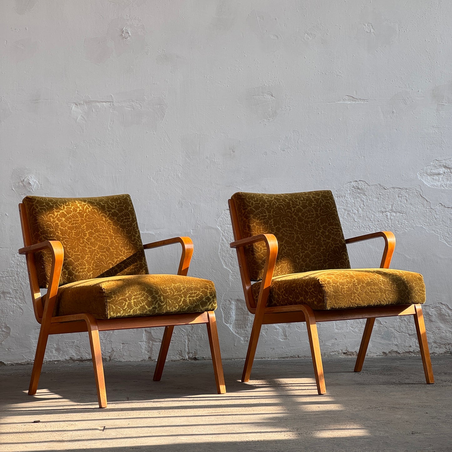 Pair of Mid-Century Easy Chairs by Selman Selmanagić, 1957