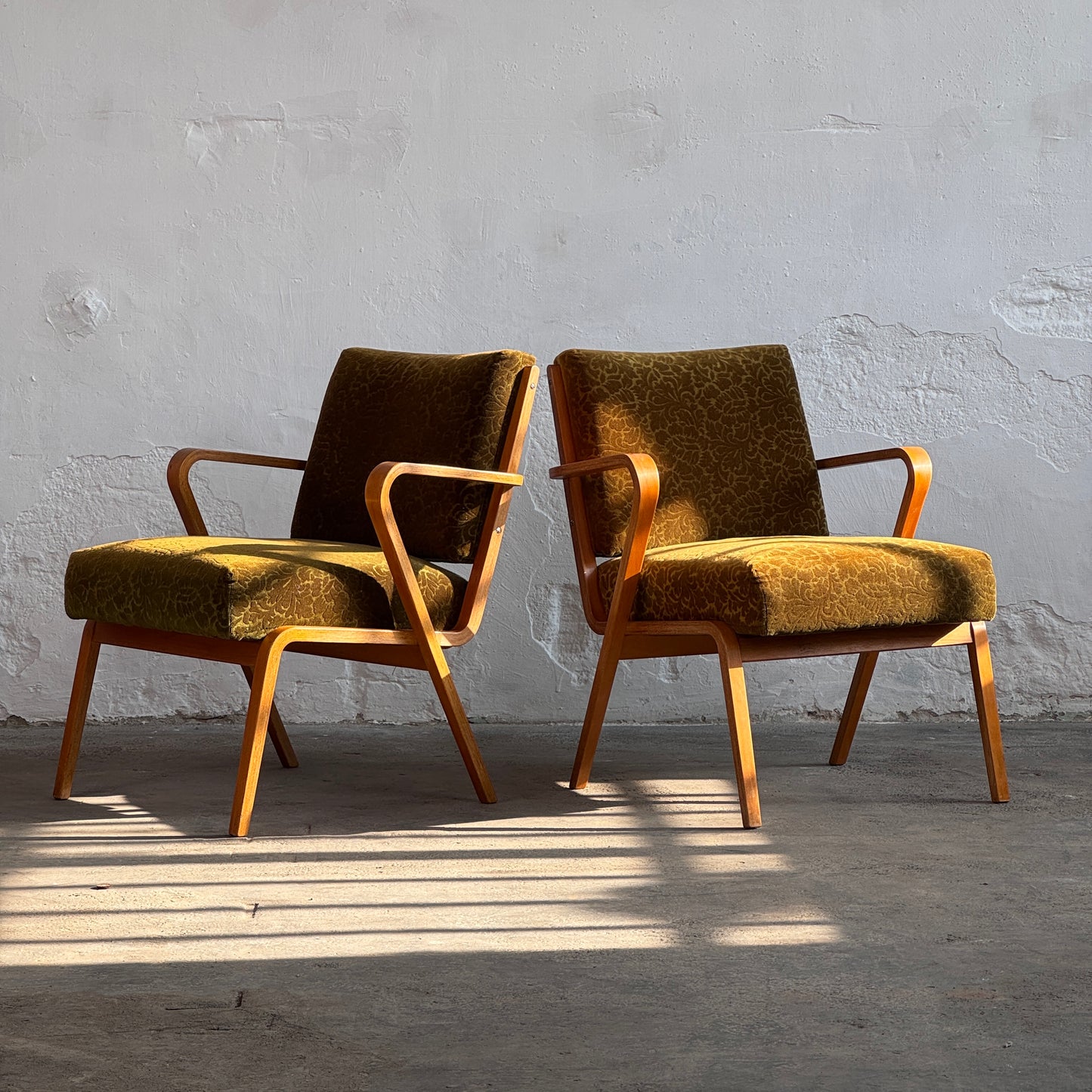 Pair of Mid-Century Easy Chairs by Selman Selmanagić, 1957