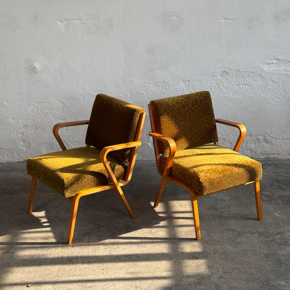 Pair of Mid-Century Easy Chairs by Selman Selmanagić, 1957