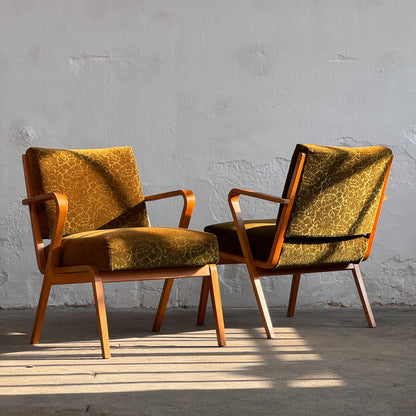 Pair of Mid-Century Easy Chairs by Selman Selmanagić, 1957