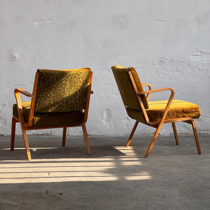 Pair of Mid-Century Easy Chairs by Selman Selmanagić, 1957