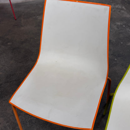Set of 4 Italian Pedrali 3D Colour Chairs