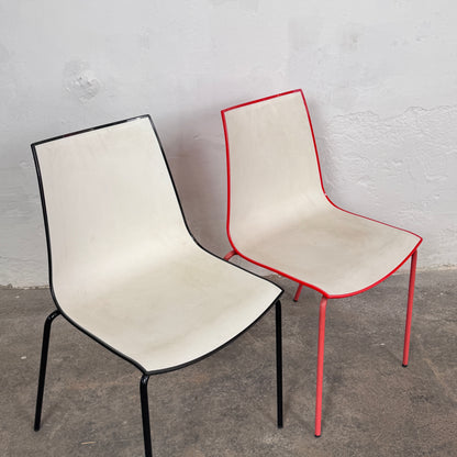 Set of 4 Italian Pedrali 3D Colour Chairs
