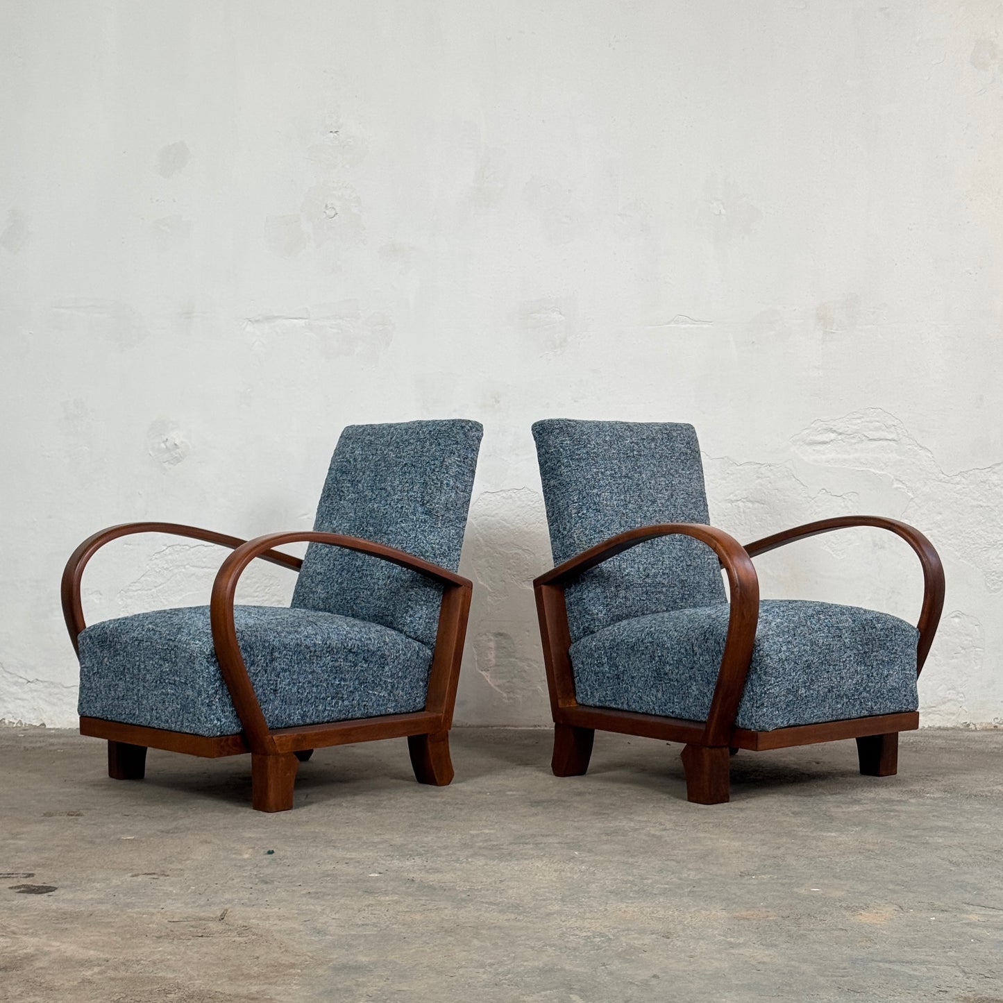 Pair of Mid-Century Armchairs by Debreceni Hajlított Bútorgyár 1960s