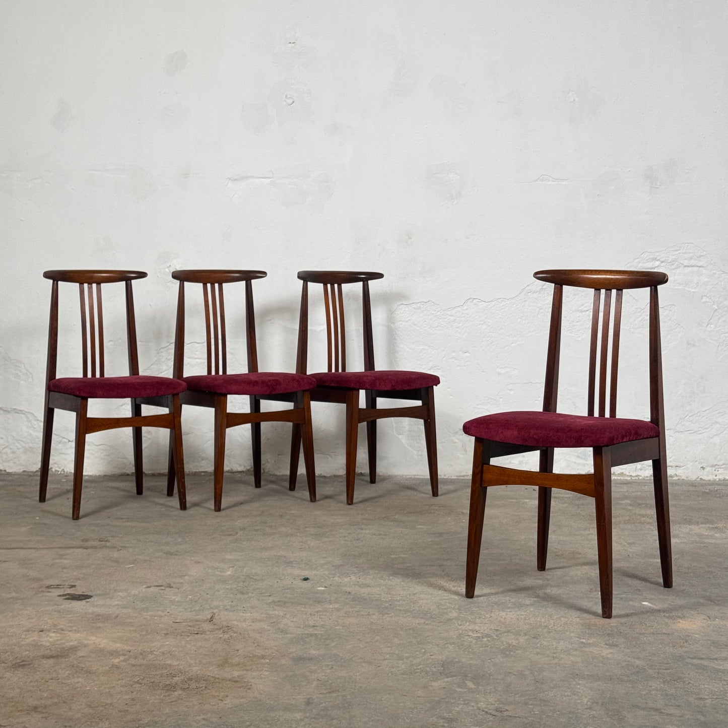 Set of 5 Polish Dining Chairs by M. Zielinski, 1960s