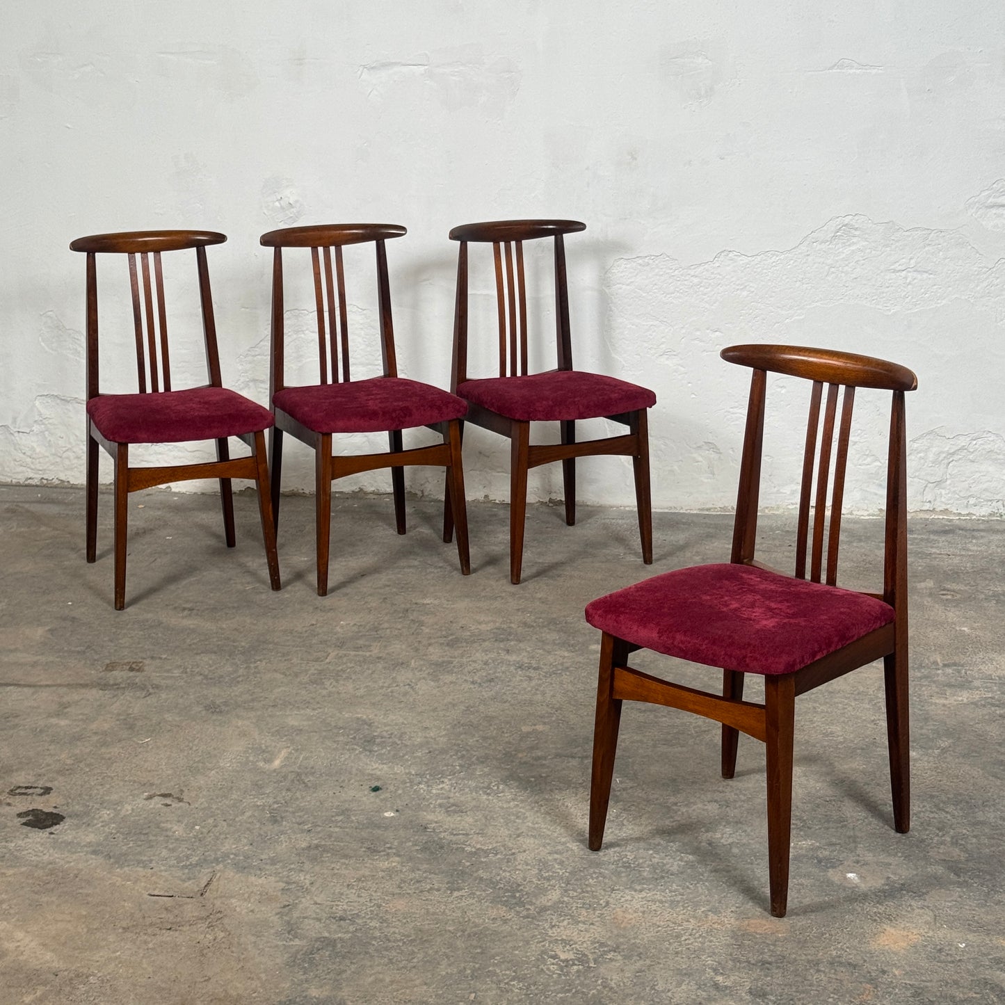 Set of 5 Polish Dining Chairs by M. Zielinski, 1960s
