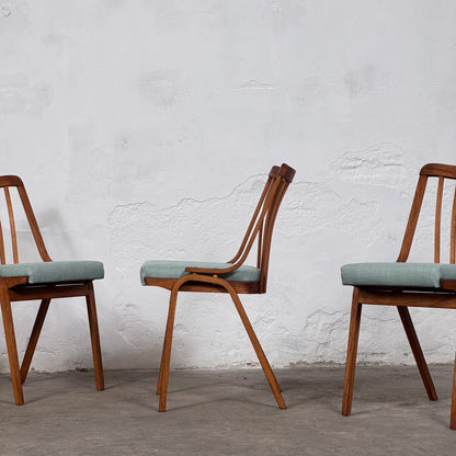 Set of 4 Dining Chairs by Ludvik Volak for TON Bystřice, 1960s