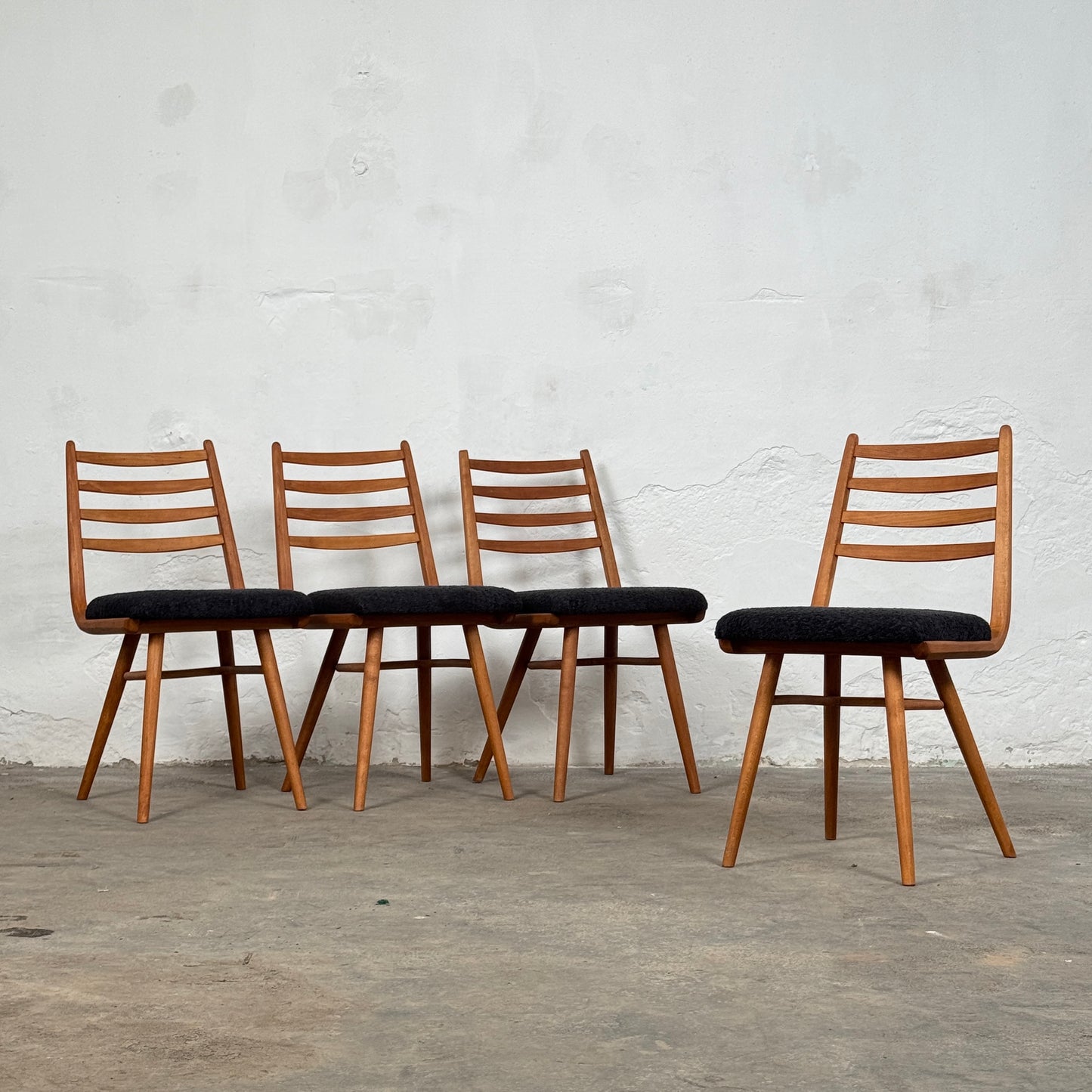 Set of 4 Dining Chairs by Jiří Jiroutek for Jitona, 1960s