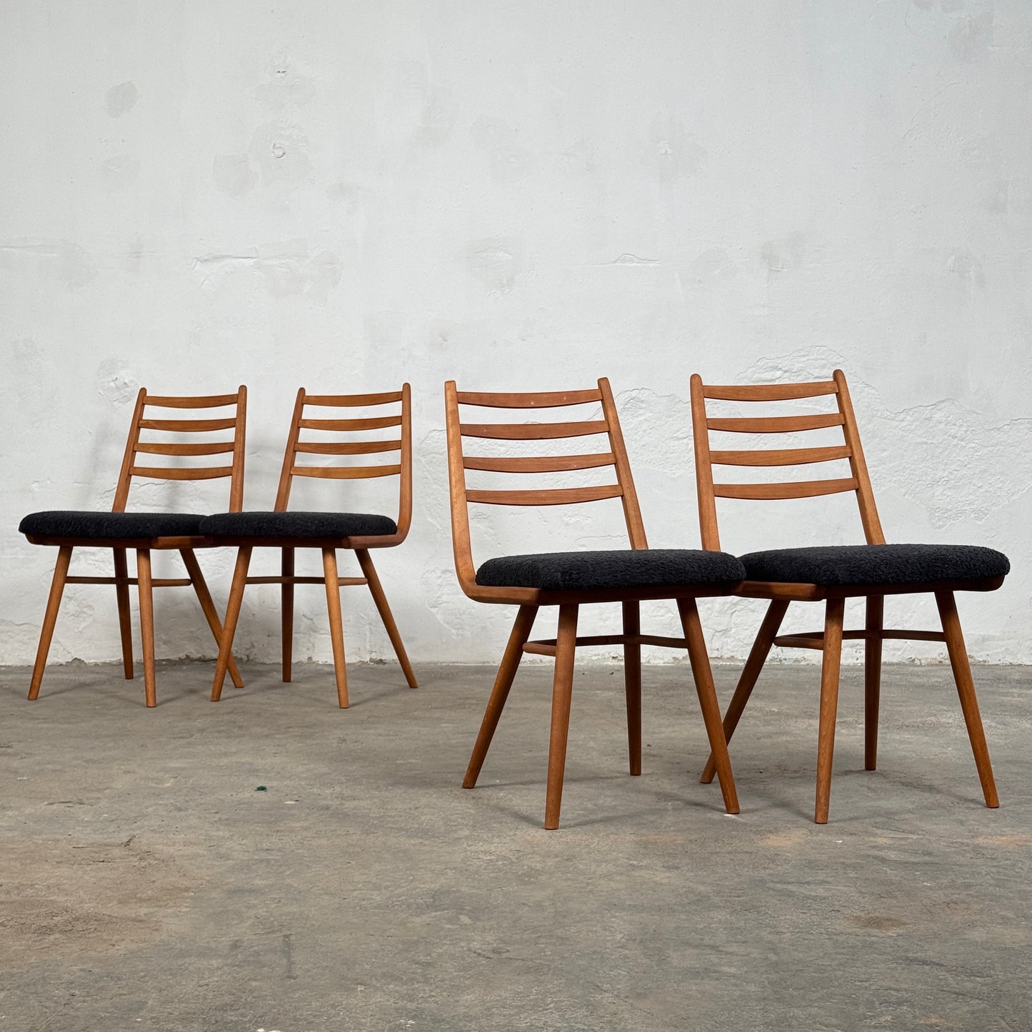 Set of 4 Dining Chairs by Jiří Jiroutek for Jitona, 1960s