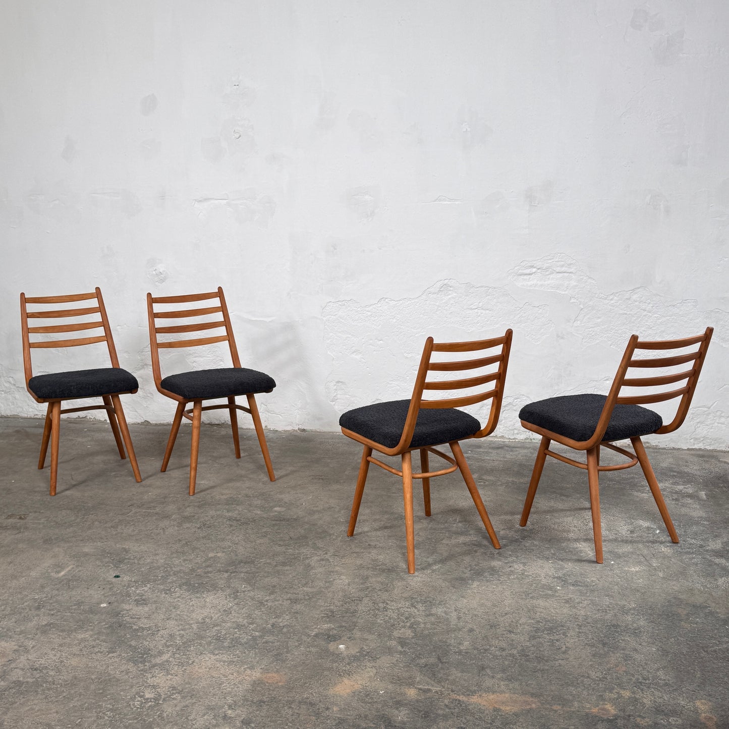 Set of 4 Dining Chairs by Jiří Jiroutek for Jitona, 1960s