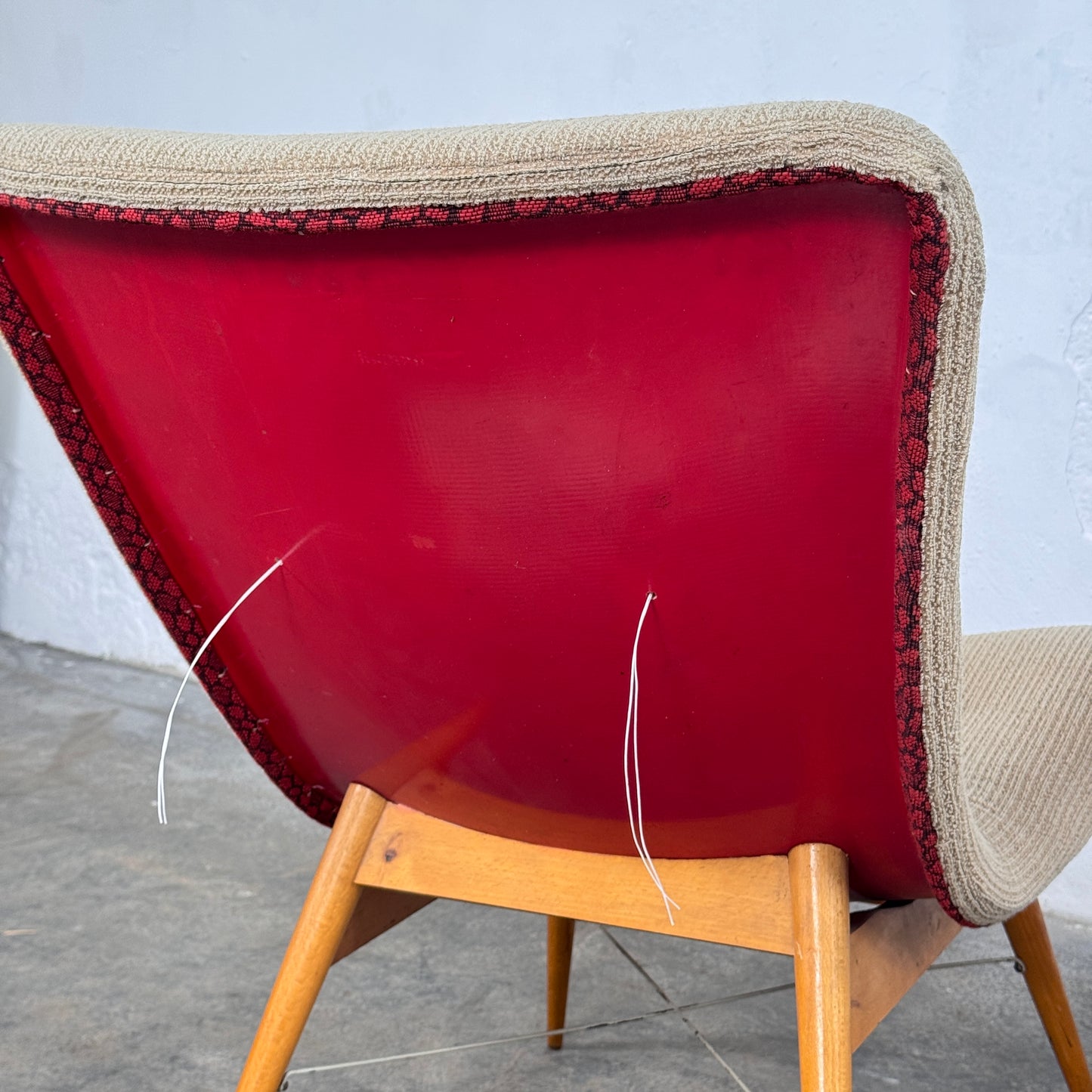 Mid-Century Easy Chair by Jindřich Halabala for Český Nábytek, 1950s