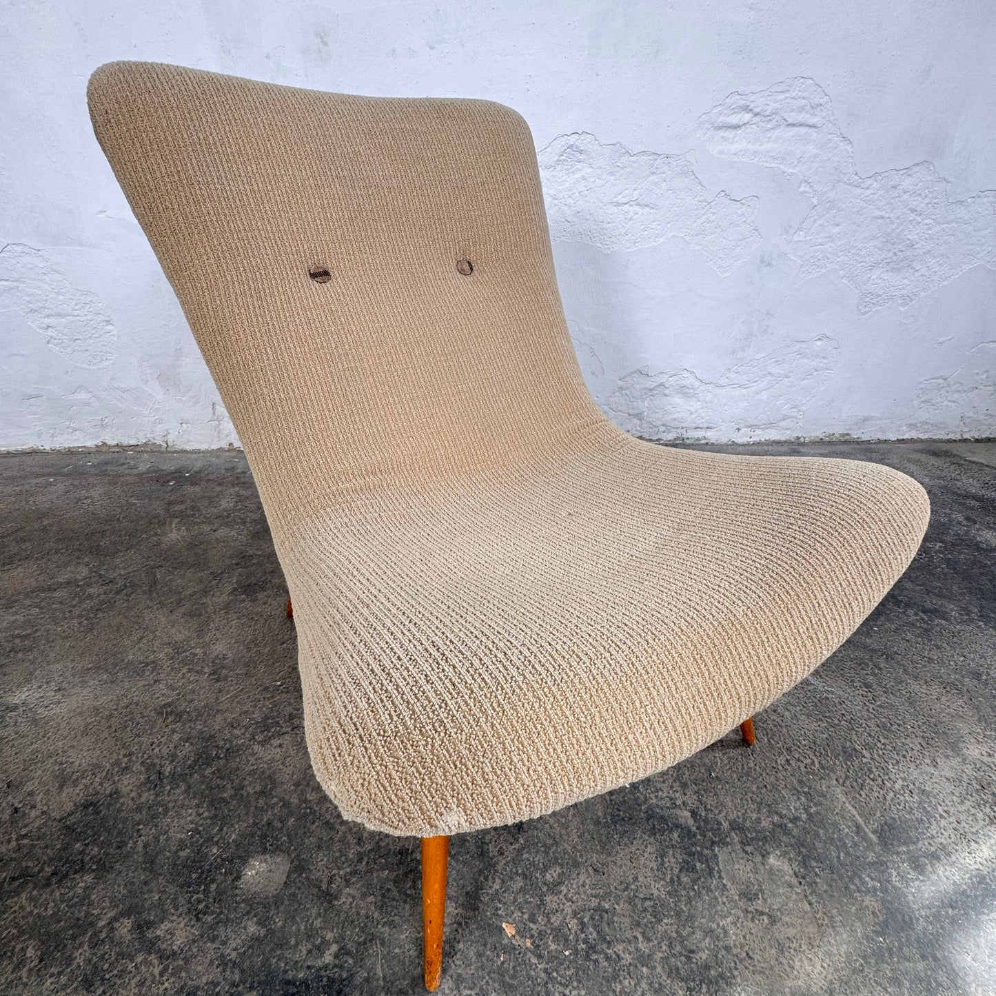 Mid-Century Easy Chair by Jindřich Halabala for Český Nábytek, 1950s