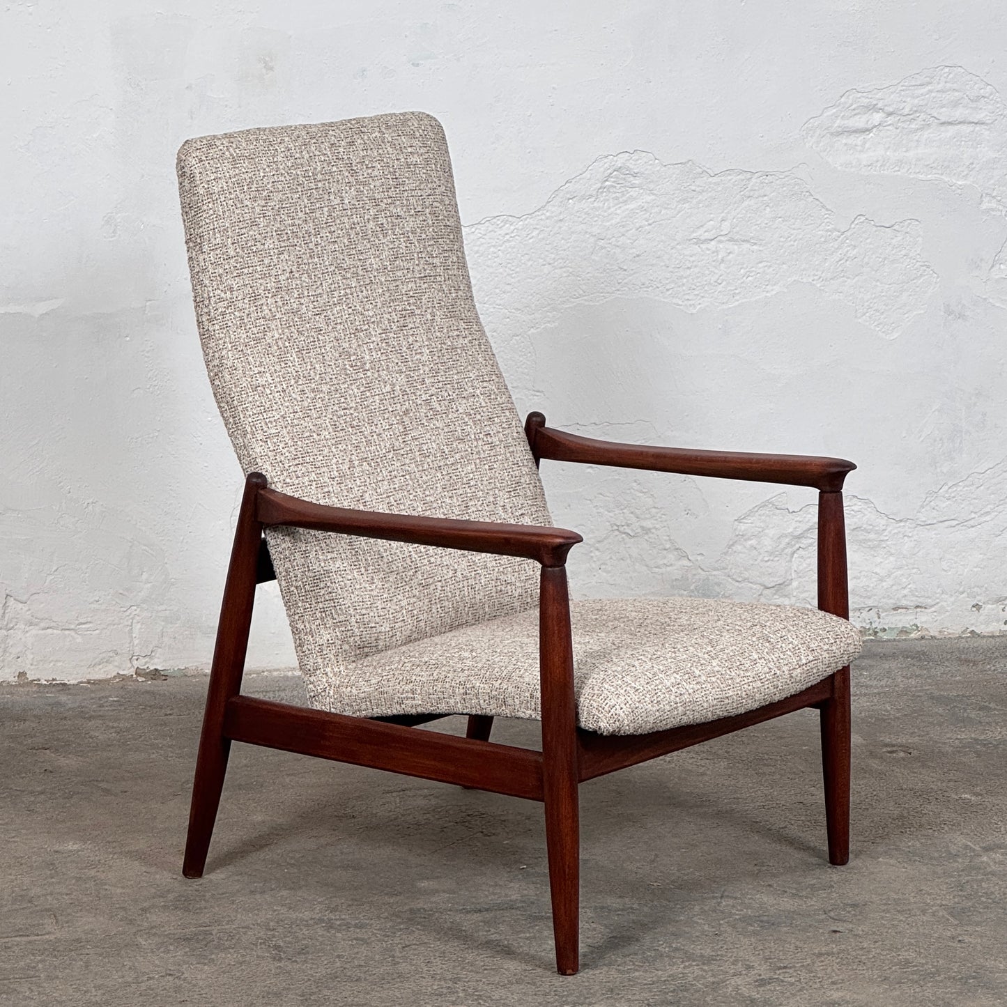 Pair of Restored GFM-64 High Back Lounge Chairs by Edmund Homa, 1960s