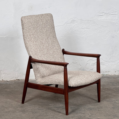 Pair of Restored GFM-64 High Back Lounge Chairs by Edmund Homa, 1960s