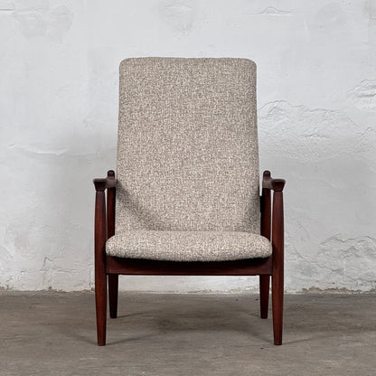 Pair of Restored GFM-64 High Back Lounge Chairs by Edmund Homa, 1960s
