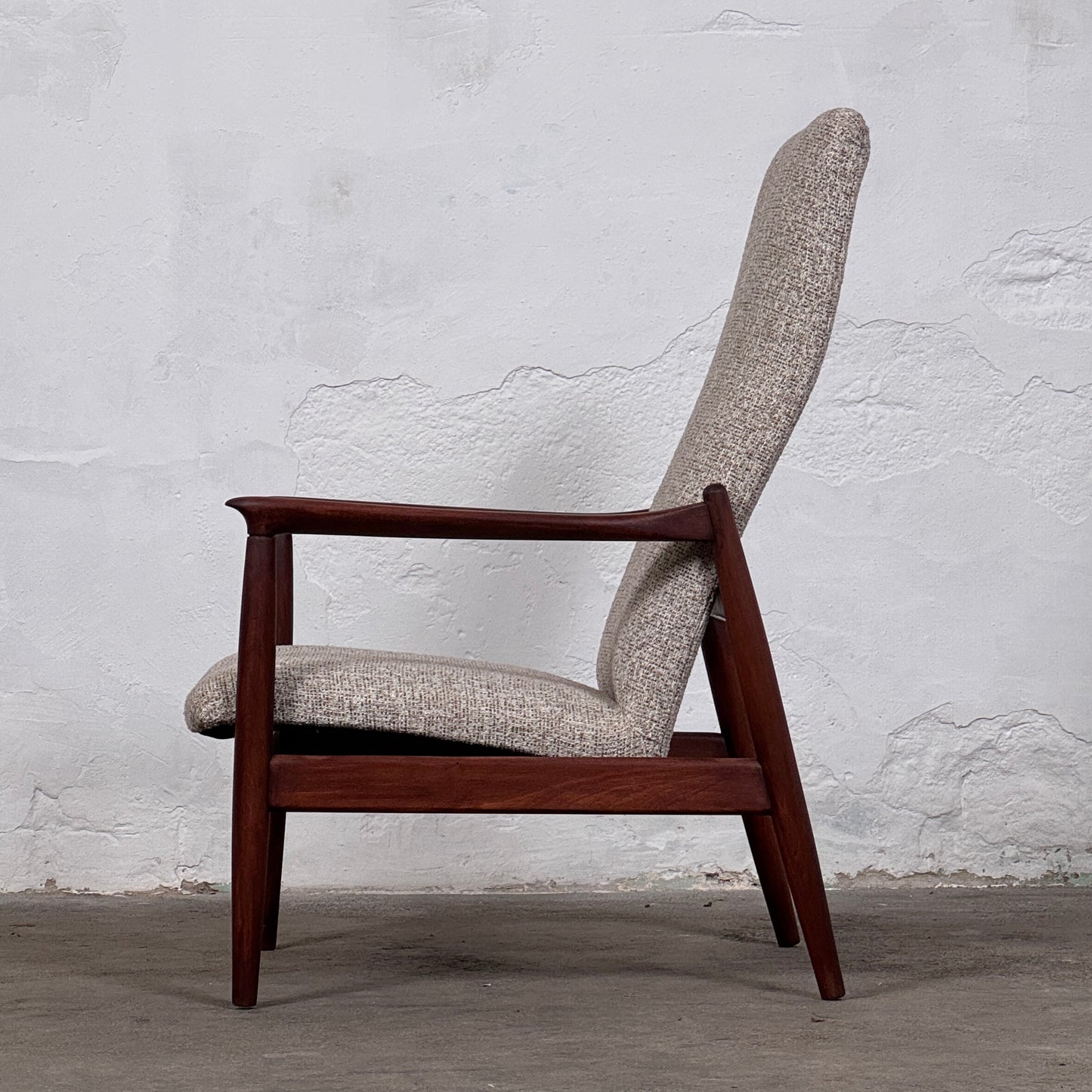 Pair of Restored GFM-64 High Back Lounge Chairs by Edmund Homa, 1960s