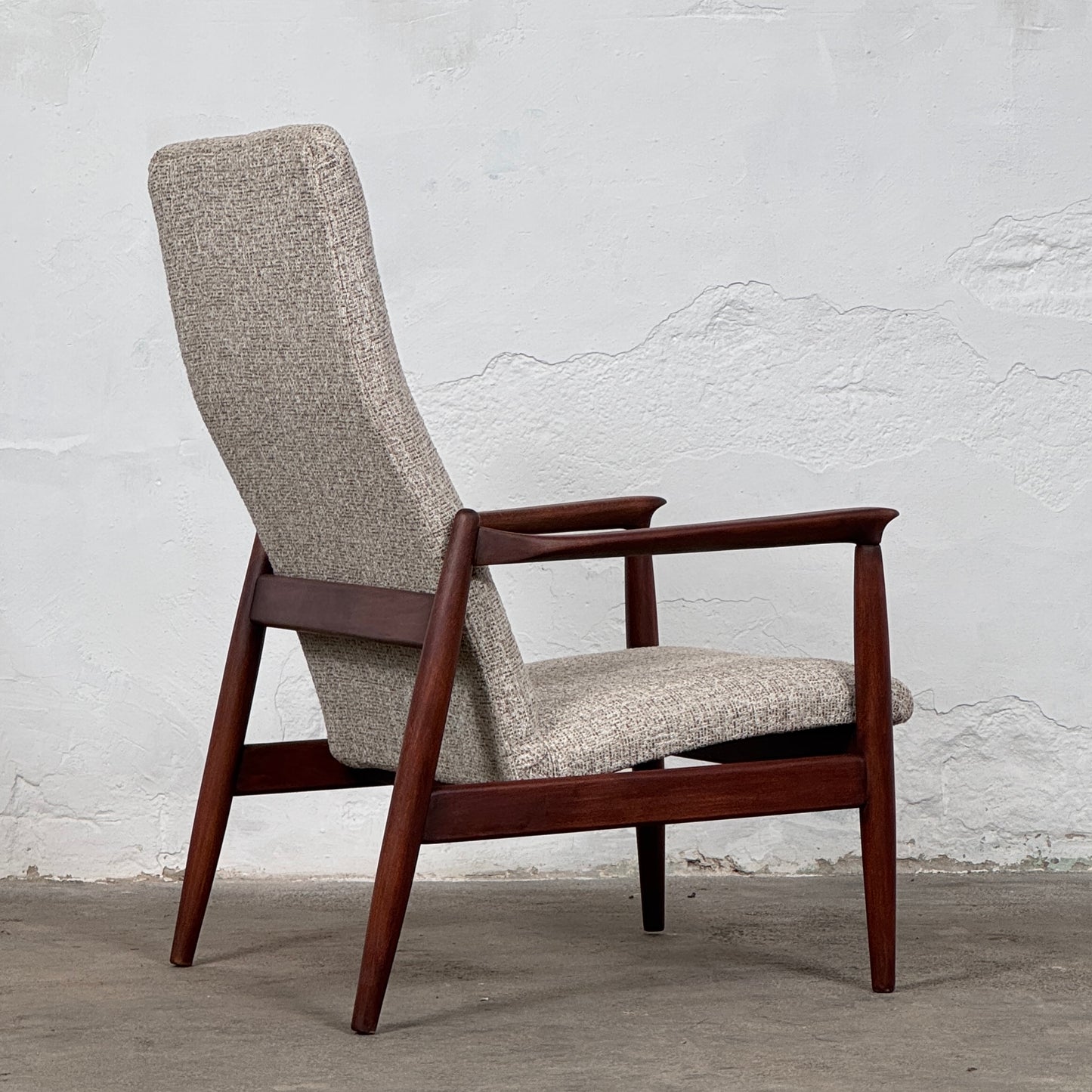 Pair of Restored GFM-64 High Back Lounge Chairs by Edmund Homa, 1960s