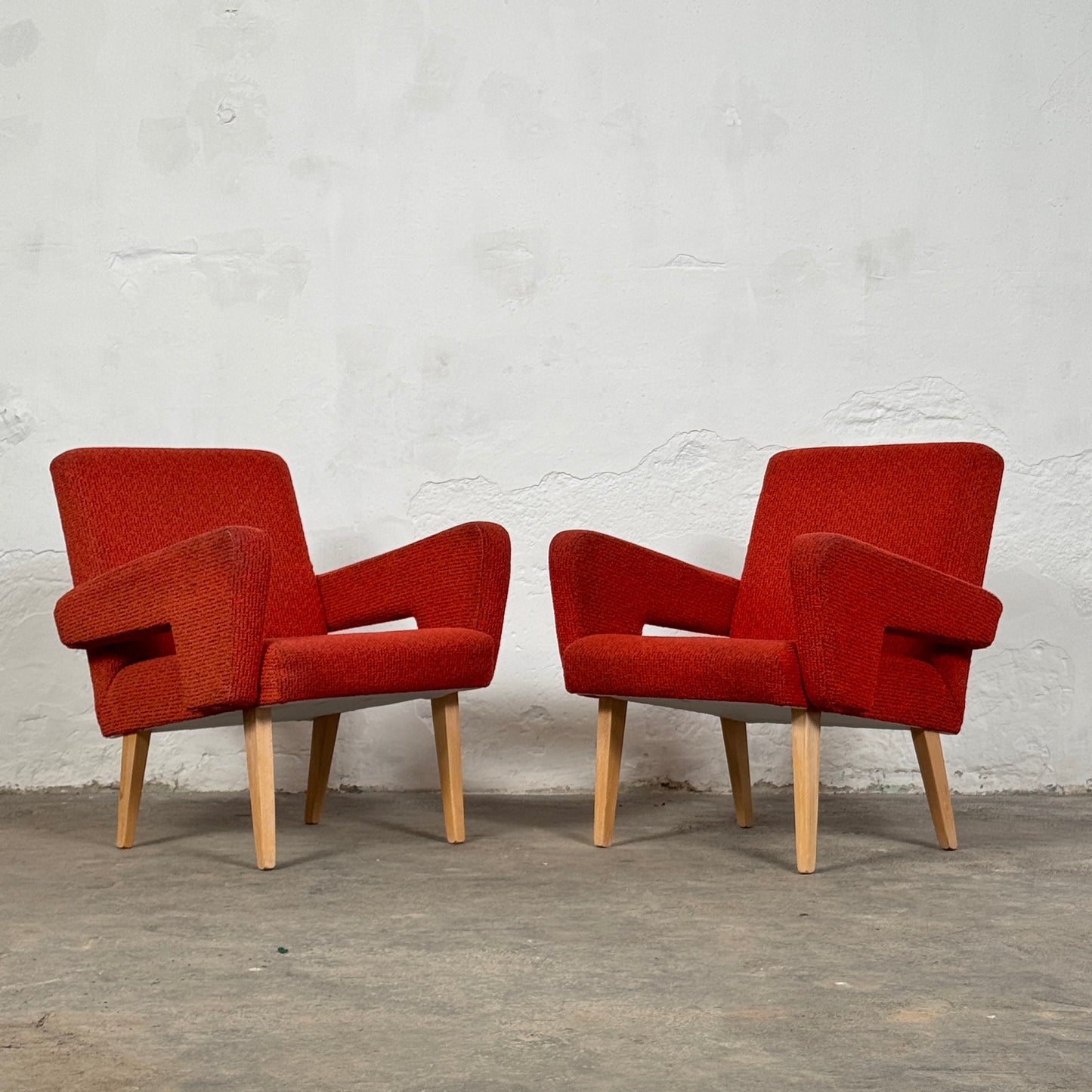 Pair of Czechoslovakian Armchairs, 1960s