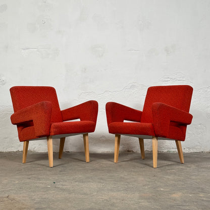 Pair of Czechoslovakian Armchairs, 1960s