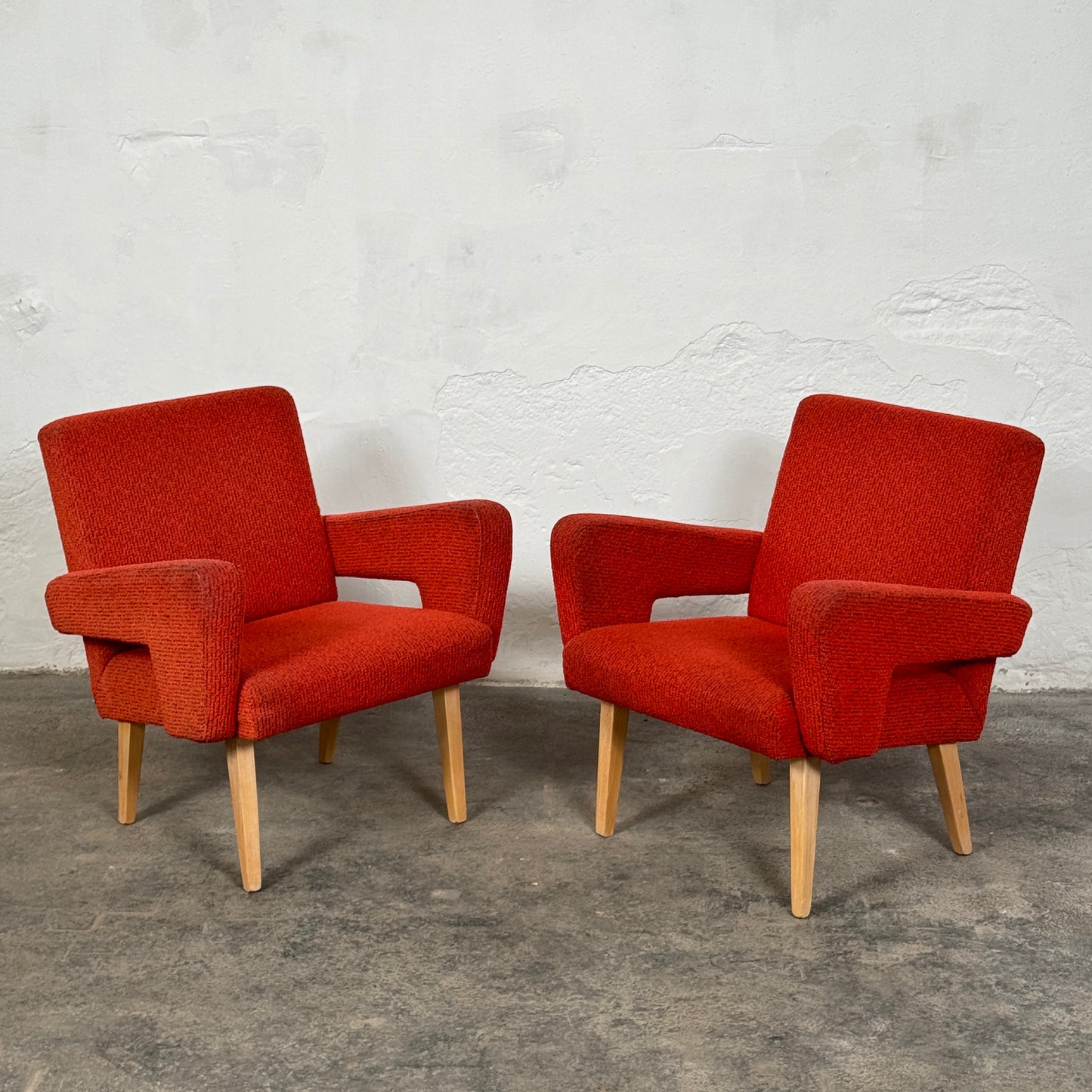 Pair of Czechoslovakian Armchairs, 1960s