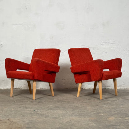 Pair of Czechoslovakian Armchairs, 1960s
