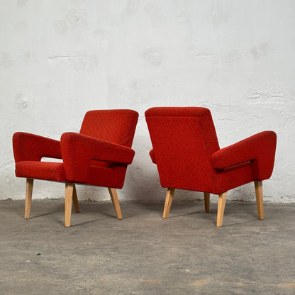 Pair of Czechoslovakian Armchairs, 1960s