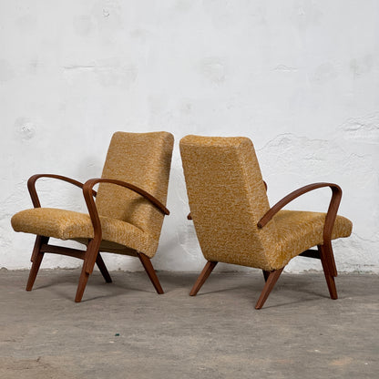 Pair of Lounge Chairs by František Jirák for Tatra Pravenec, 1960s