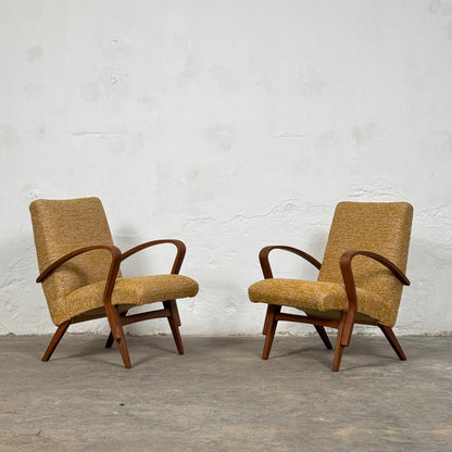 Pair of Lounge Chairs by František Jirák for Tatra Pravenec, 1960s