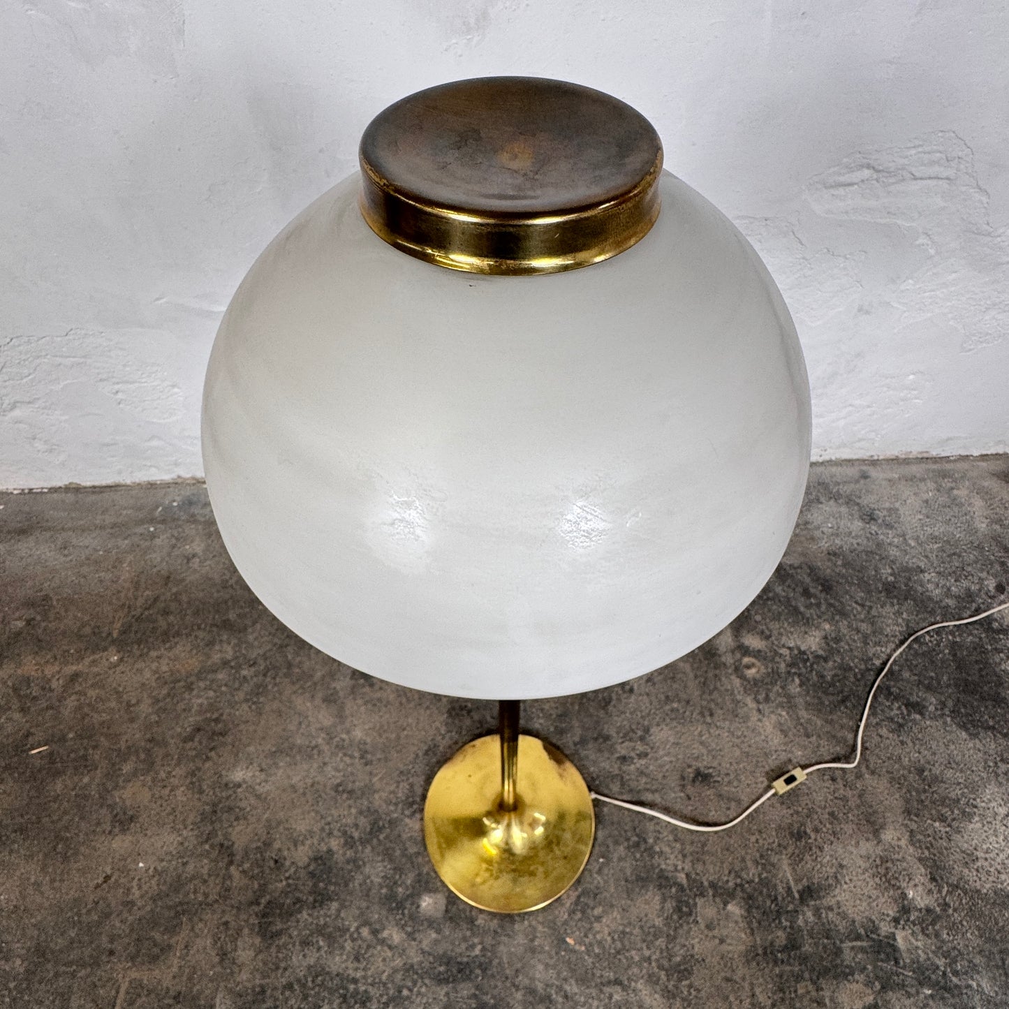 Hungarian Copper Floor Lamp by Iparművészeti Vállalat, 1960