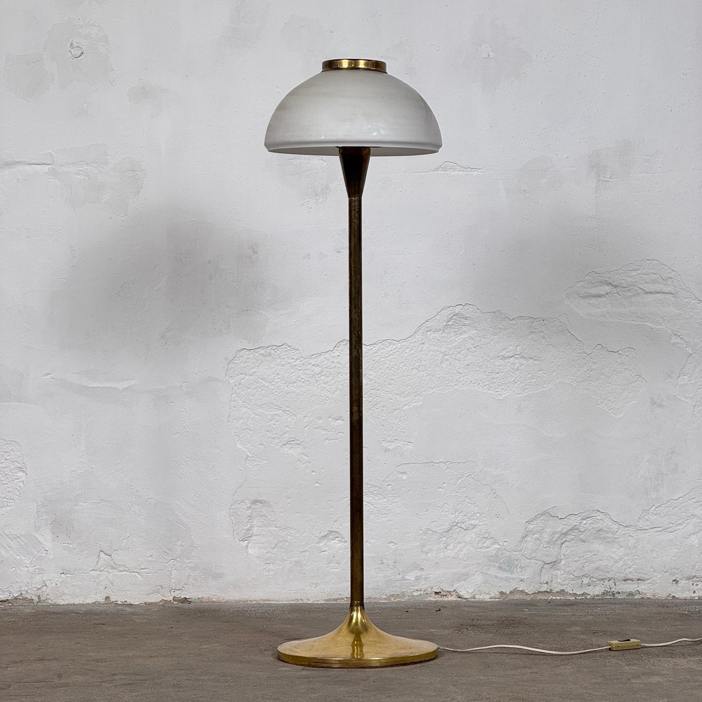 Hungarian Copper Floor Lamp by Iparművészeti Vállalat, 1960
