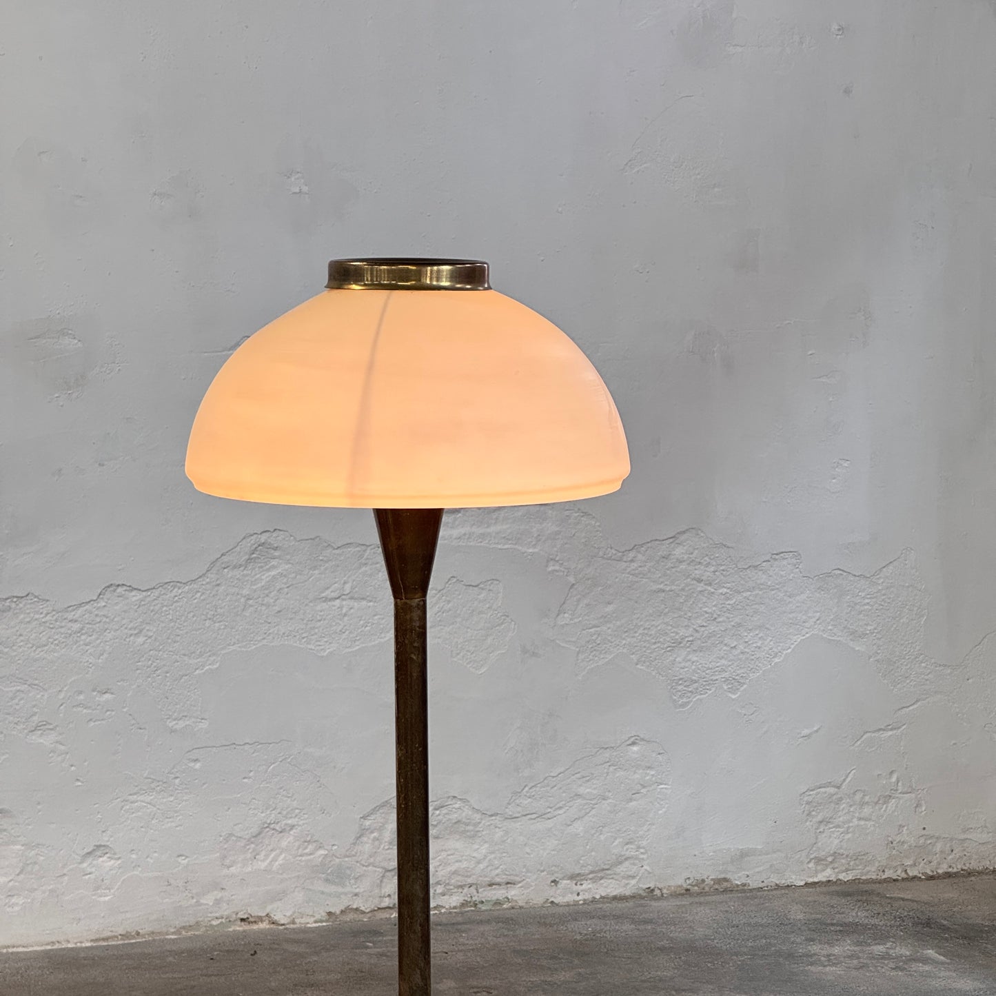 Hungarian Copper Floor Lamp by Iparművészeti Vállalat, 1960