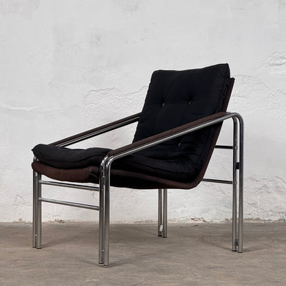 Pair of Bauhaus Style Mid-Century Armchairs