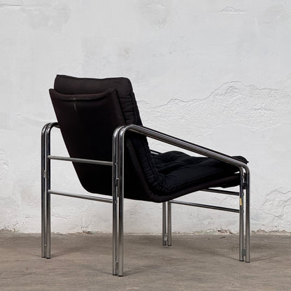 Pair of Bauhaus Style Mid-Century Armchairs