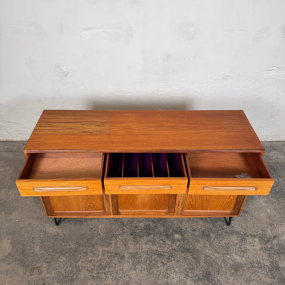 Vintage G-Plan Fresco Sideboard on Hairpin Legs, 1970