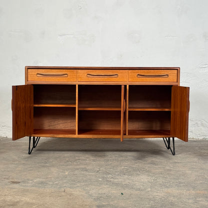 Vintage G-Plan Fresco Sideboard on Hairpin Legs, 1970