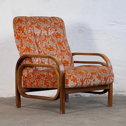 Pair of Debreceni Art Deco Style Armchairs, 1960